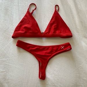 Boutine LA red bikini set